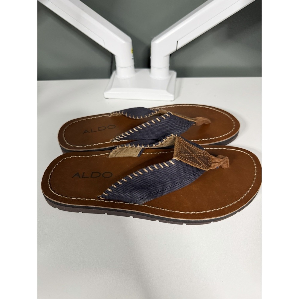 Aldo Men's Claviere Open Toe Sandals Blue Size 8 C-1